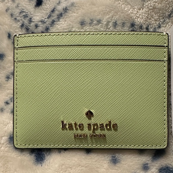 kate spade Accessories - Kate Spade Mint Green Card Holder